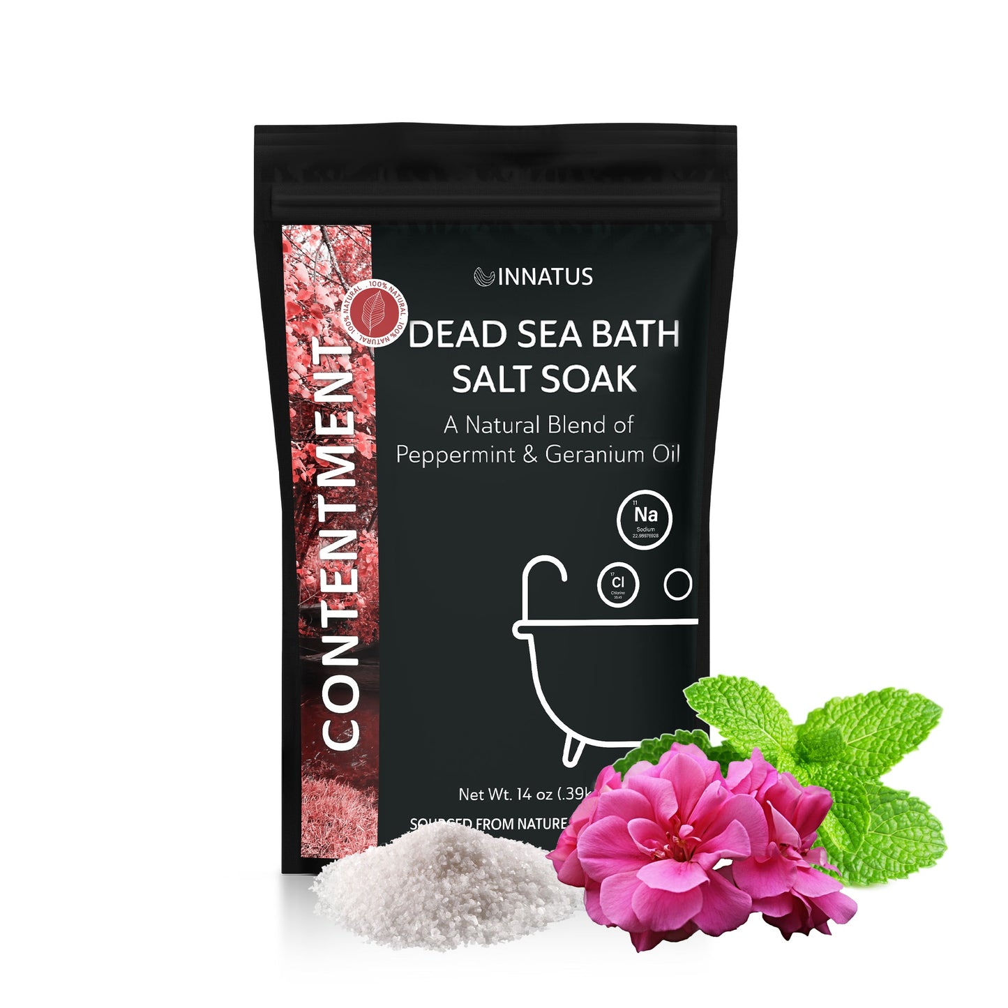 Dead sea Contentment bath salt soak with 21 minerals