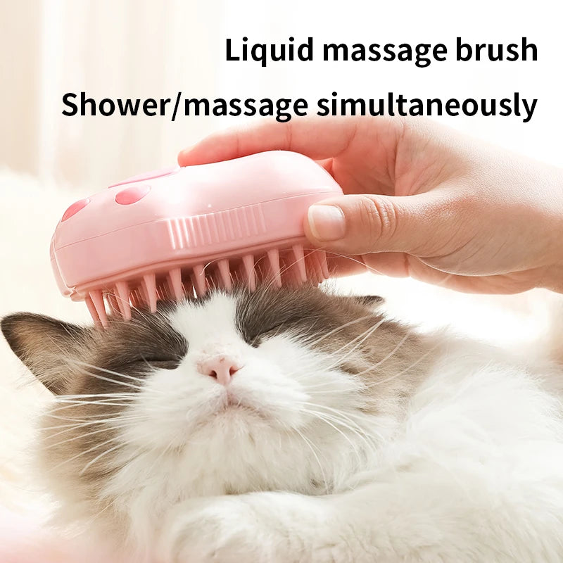 Soft Silicone Pet Hair Removal Grooming Brush