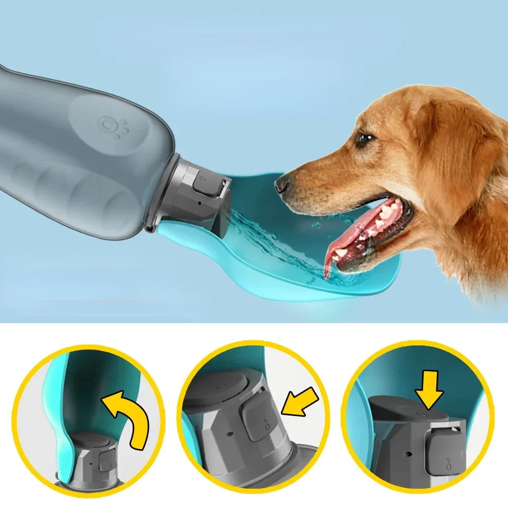 800ML Portable Dog Water Bottle