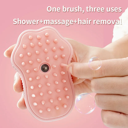 Soft Silicone Pet Hair Removal Grooming Brush